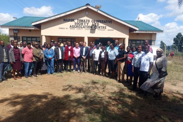 World Bank team evaluates progress of agriculture value chain project in Narok
