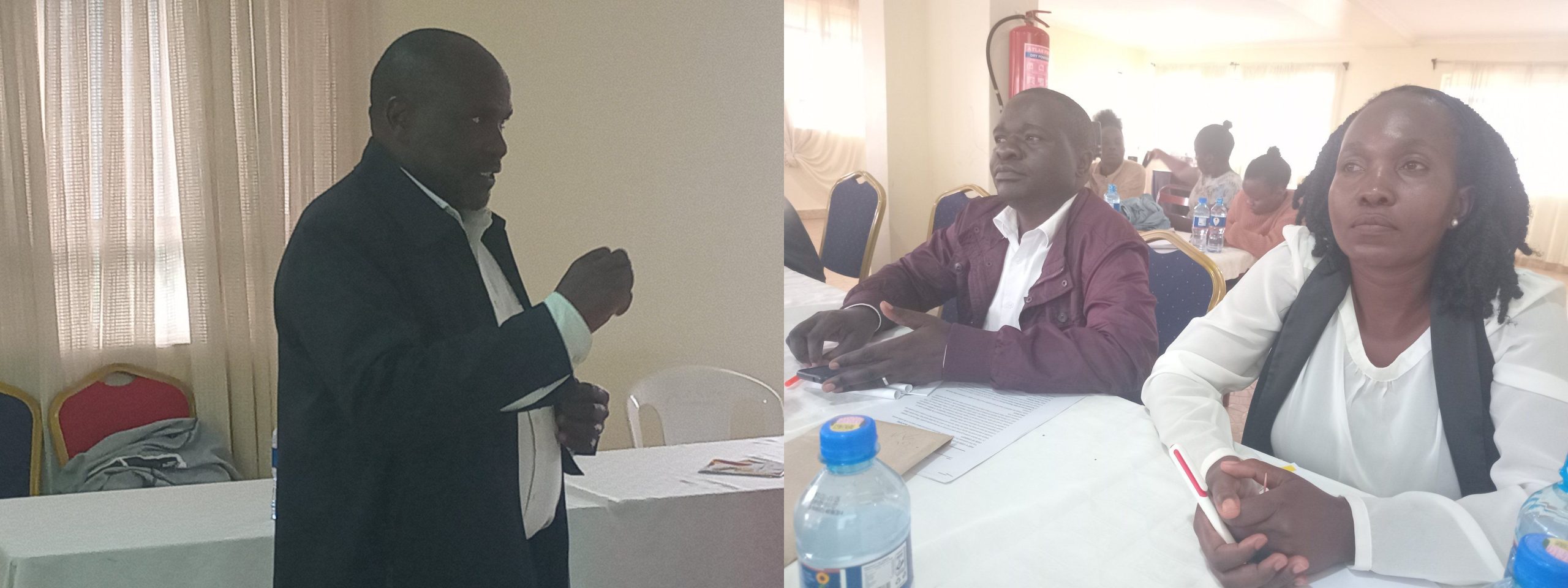 Boresha Sacco Kitale Branch Manager and the County officials