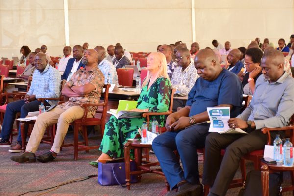 SACCO leaders during a meeting.