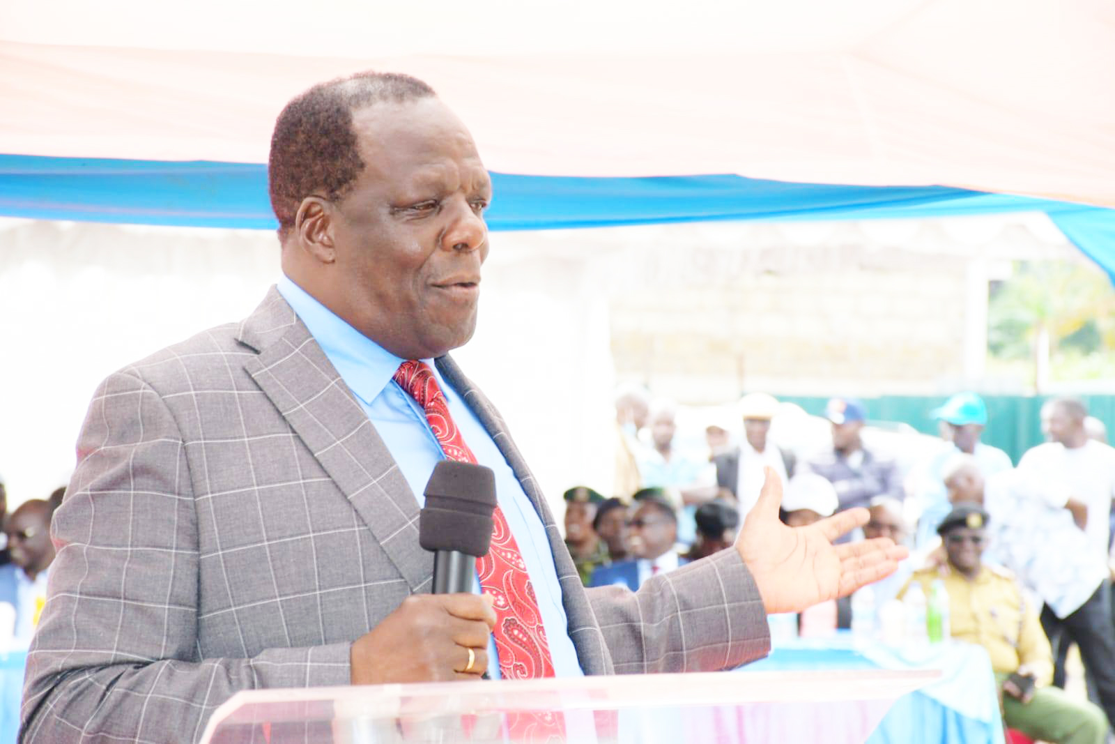 Cabinet Secretary, Ministry of Cooperatives and Micro, Small and Medium Enterprises Development Wycliffe Oparanya