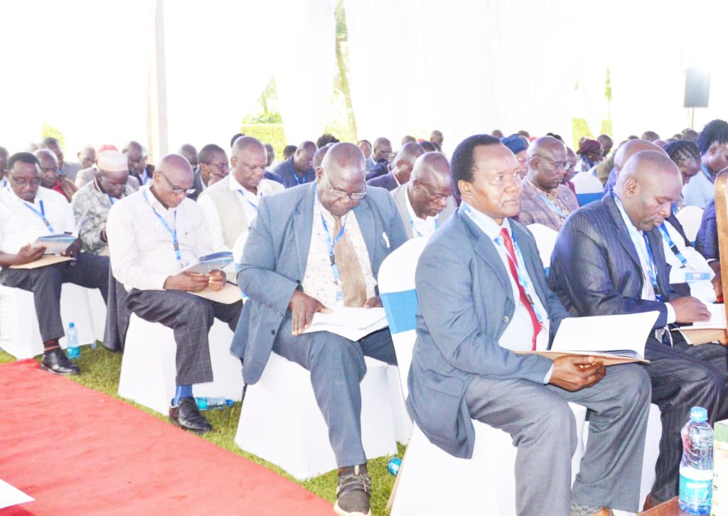 Gusii Mwalimu DT Sacco delegates following proceedings during the ADM recently (2)