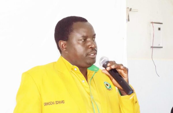 Edward Obwocha, Walimu Solidarity Savings and Credit Co-operative Chairman and KUPPET National Secretary, Secondary.