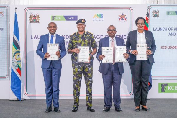 KCB, KDF launch mortgage scheme to help 50,000 military officers own homes